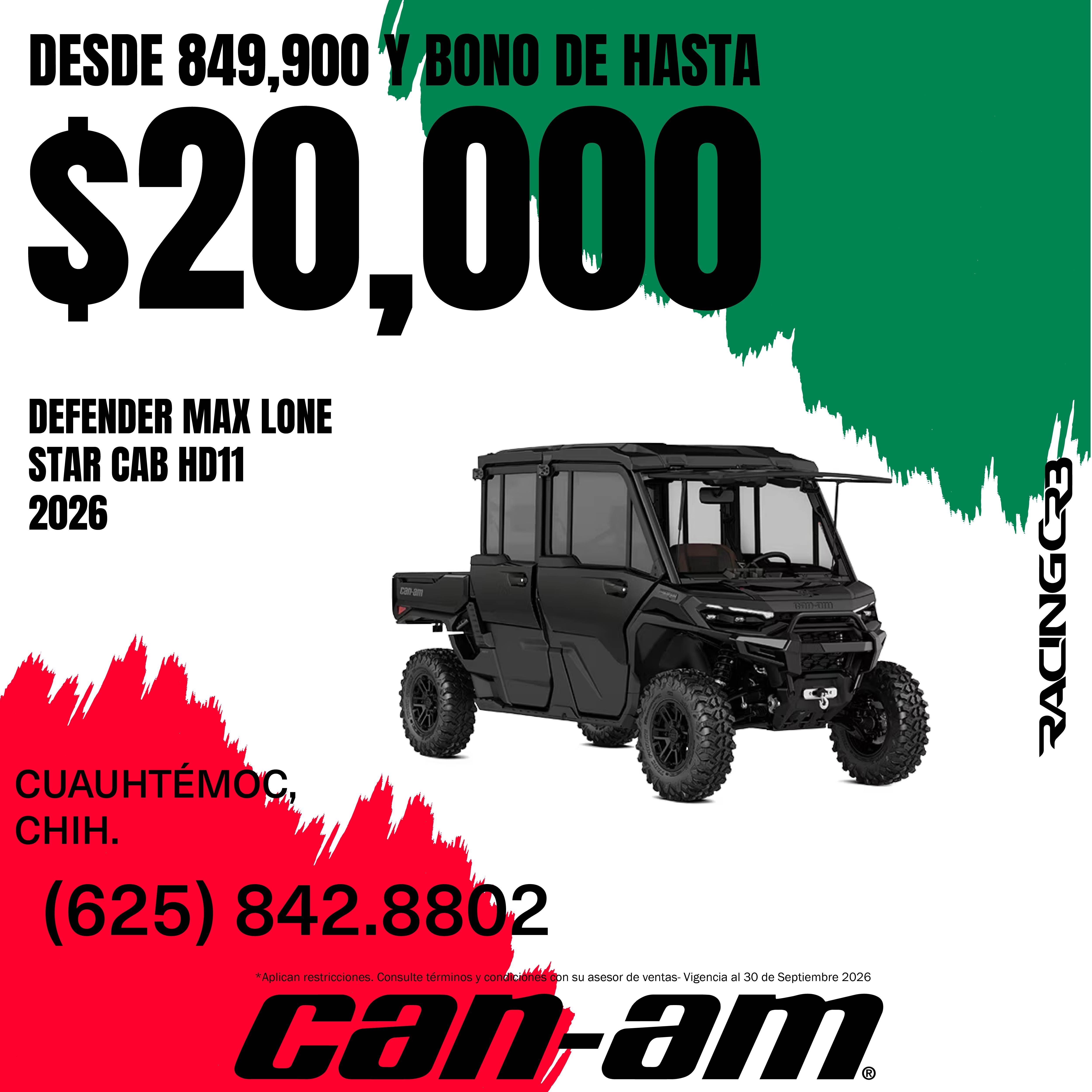 DEFENDER MAX LONE STAR CAB HD11 2026